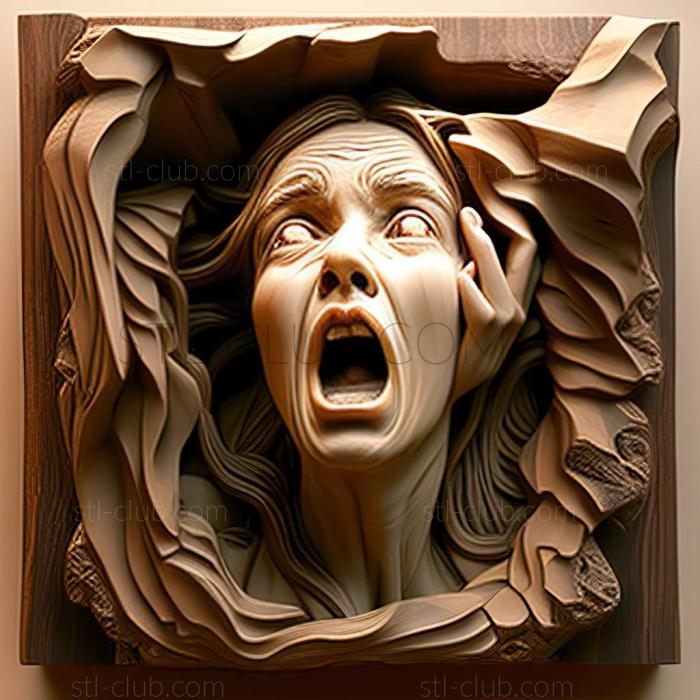 3D мадэль Эми Креор, американская художница. (STL)